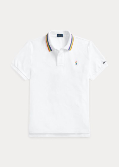 Camisa Polo Polo Ralph Lauren Hombre Blancos - Pride - HVQBP0785